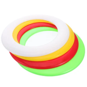 4pcs Reusable Flying Disc Round Hollow Flying Disc Flying Disc Flying Plastic - Picture 1 of 12