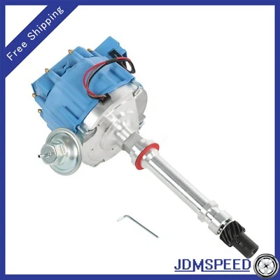 For Chevy SBC 283-350 BBC 454 HEI Distributor Drive 65K Coil Blue Cap D33100BU - Image 1 of 4