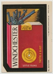 Windchester .45 Little Guns - Topps Wacky Packages, 1980 - Imagen 1 de 2
