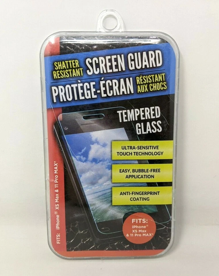 Shatter-resistant Screen Guard Tempered Glass for iPhone XS Max