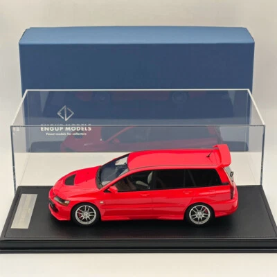 ENGUP 1:18 MITSUBISHI LANCER EVOLUTION IX WAGON MR Resina Modelo Coche Limitado Rojo Foto 1 de 4