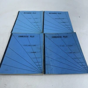 Lote de preguntas y respuestas de exámenes escritos de la FAA de piloto privado y comercial Acme años 70 - Imagen 1 de 14