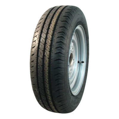 KINGS TIRE Komplettrad 4.80-12 KT-701 6PR + 4.00Bx12H2 ET0 4x100 80 N Stahl grau - Bild 1 von 4