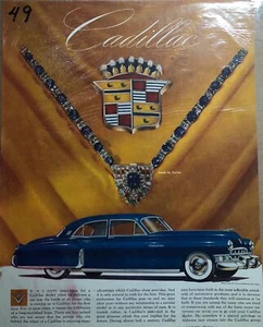 1949 Vintage Cadillac Werbung - Erleben Sie das Prestige des Besitzes - Bild 1 von 2