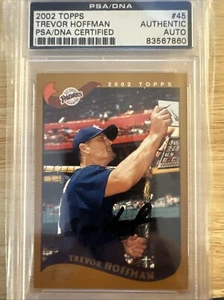 2002 Topps Trevor Hoffman Hard Signed Autogrammkarte - Bild 1 von 11