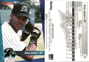 Terry Jones 1995 Choice New Haven Ravens #NNO RC Card FREE SHIP New Haven Ravens - Picture 1 of 1