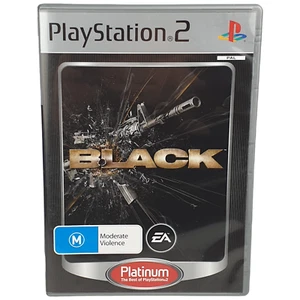 PS2 Playstation 2 BLACK Platinum Sony M 2006 Australia PAL Manual Complete Vgd - Picture 1 of 6