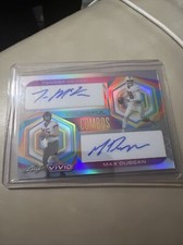 2023 Leaf Vivid - Tanner McKee / Max Duggan - Colorful Combo Auto #d 9/9