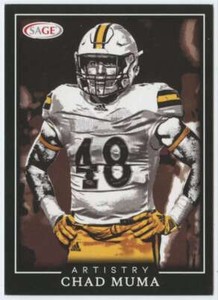 2022 SAGE Artistry Black Border #8 Chad Muma Wyoming Cowboys