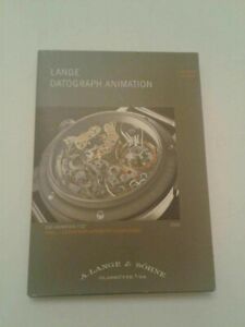 A. Lange Söhne Lange Datograph Animation CD Rom Set Wristwatch Manual Guide 2002