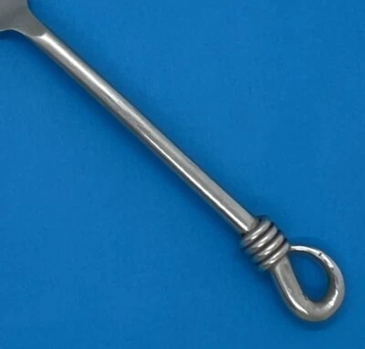 GOURMET SETTINGS GS TWIST GLOSSY STAINLESS FLATWARE WOUND LOOP END - CHOICE - Image 1 of 3