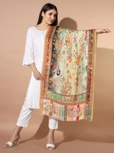 Handmade Fine Soft Bamboo Stole Pashmina Stole and Wrap scarf For Gift Womens - Picture 1 of 4