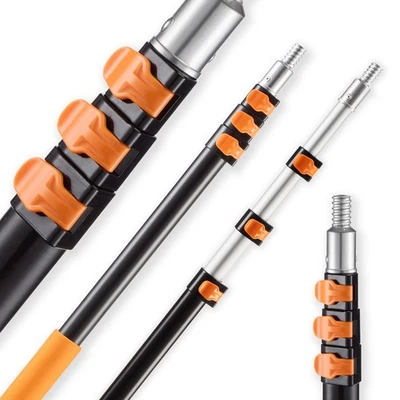 NEW⚡Telescopic Extension Pole,3.8-12 FT Multi-Purpose Extendable Pole,Sturdy Alu - Image 1 of 4