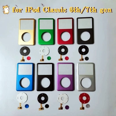 NOVO Kit de Substituição de Capa Frontal e Roda Click e Ponto para iPod Classic 6ª/7ª Geração - Imagem 1 de 4