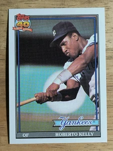 1991 Topps #11 Roberto Kelly - Picture 1 of 2