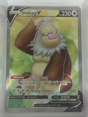Slaking V (Full Art) 077/078 Pokémon GO Holo - Image 1 of 2