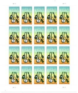 US Stamps # 5844 Bluegrass Forever sheet of 20 - Picture 1 of 1