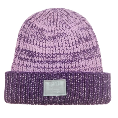 Under Armour Niñas Jóvenes Púrpura y Rosa Moteado Gorro Falta Top Baile Difuso Foto 1 de 4