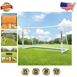 Ultimate Backyard Soccer Experience - Portería portátil de 8x5 pies con accesorios - Imagen 1 de 11