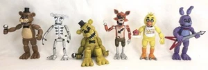Funko FNAF Vinyl Mini Figures 2 inch 2016 Freddie Foxy Chica Bonnie Lot of 6 - Picture 1 of 13