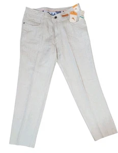 Tommy Bahama Beach Hybrid Pants Five Pocket Flat Beige T17248 35x32 35 Waist - Picture 1 of 12