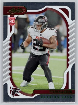 2022 PANINI ABSOLUTE #198 TYLER ALLGEIER GREEN ATLANTA FALCONS RC - Image 1 of 2