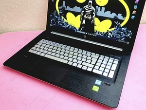 💥 17 inch i7 Hp Gaming Laptop 16GB RAM With SSD + Microsoft Office - Picture 1 of 16