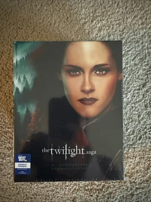 TWILIGHT SAGA 4K UHD Blu-ray Steelbook 5-Movie Collection Best Buy NEW SEALED - Image 1 of 4