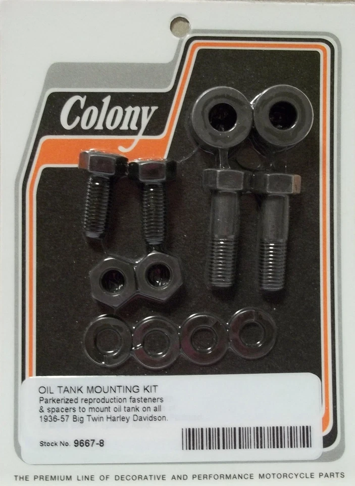 油箱安装套件 Harley Panhead Knucklehead UL 9667-8 — 第 1/1 张图片