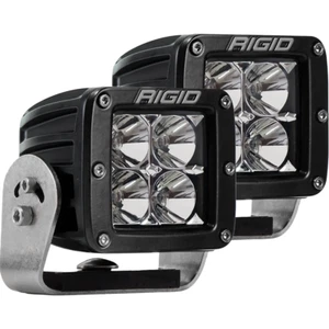 RIGID Industries D-Series PRO - Flood LED - Pair - Black - FREE OVERNIGHT SHIP - Picture 1 of 1