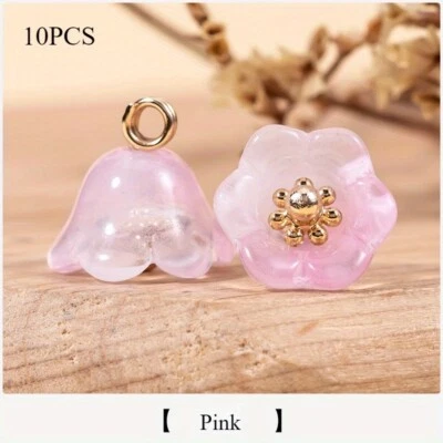 10X Cheongsam Button Imitation Jade Beads Shirt button Lily of The Valley Buckle - Image 1 of 4