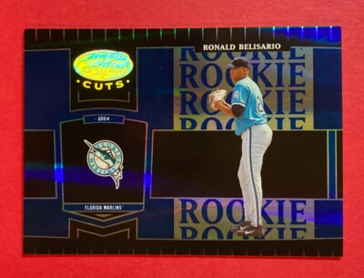 2004 Leaf Certified Cuts Marble Blue /50 Ronald Belisario #290 Rookie RC - Image 1 of 2
