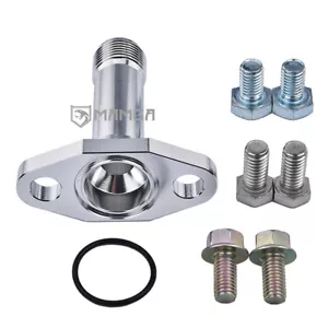 Adaptador de brida de drenaje de aceite turbo 85 mm 10AN T6 para Holset HX50 HC5A HX80 HX82 - Imagen 1 de 6