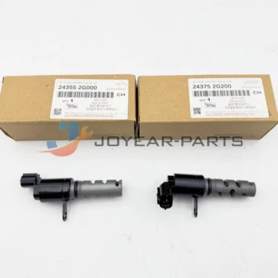 2X OEM For 07-15 Kia Sportage Sorento Rondo Variable Valve Timing Solenoid VVT - Image 1 of 4