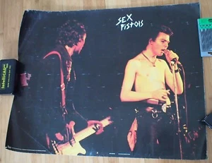 Vintage SID VICIOUS 24"x31" Poster 1979 PACE UK Scotland SEX PISTOLS Punk Rock - Picture 1 of 9