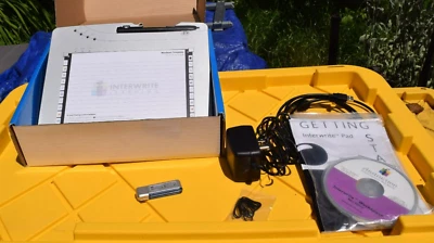 Interwrite Pad SP400 original box USB Stick, Discs, Power Pack, Manuals. Great ! - Image 1 of 4