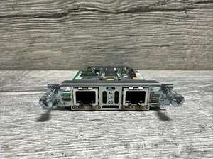 CISCO VWIC2-2MFT-T1/E1 2-PORT INTERFACE MODULE ROUTER 800-22629-05 T23 - Picture 1 of 5