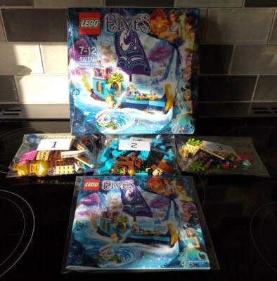 LEGO Elves 41073 Naida's Epic Adventure Ship 100% caja de instrucciones completa Foto 1 de 4