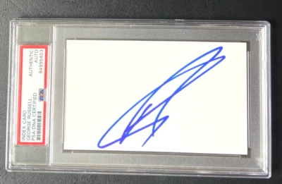 GEORGE RUSSELL SIGNED INDEX CARD FORMULA 1 ONE F1 RACING MERCEDES UK PSA/DNA - Image 1 of 2