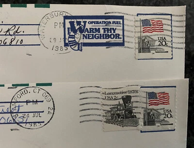 2 -1985 PNC Commercial Covers, 20¢ Flag Over Supreme Court #14, Scott#1895, Fine - Image 1 of 3