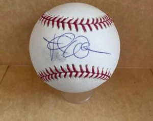 JERED WEAVER ANGELS/PADRES SIGNED AUTO M.L. BASEBALL BECKETT AUTH - Picture 1 of 2