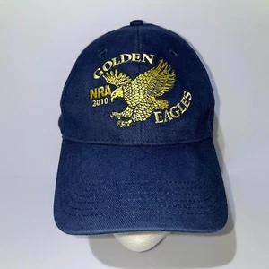 NRA 2010 Golden Eagles Baseball Cap Blue Strapback - Picture 1 of 5