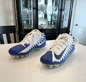 Nike Alpha Menace Cleats Shoes Blue And White AJ6606-105 Men’s Size 13.5 - Picture 1 of 15