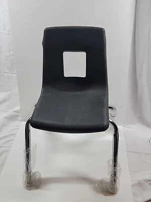 Advantage Black Student Stack School Chair - 14-inch - Image 1 of 4