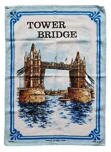 Geschirrtuch London Tower Bridge Küchentuch Handtuch - guter Zustand - Baumwolle - Bild 1 von 1