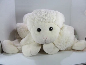 Baby Bearington Lamb White Security Safety Baby Plush Blanket large size 28"x19" - Picture 1 of 11