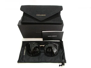 Occhiali da sole Dolce & Gabbana DG4268 DG 4268 501 neri UV montatura Rx-Able - Foto 1 di 2