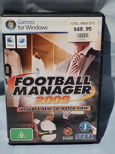 Football Manager 2009 (PC) (MAC) Game Complete with Book in Very Good Condition - Picture 1 of 8