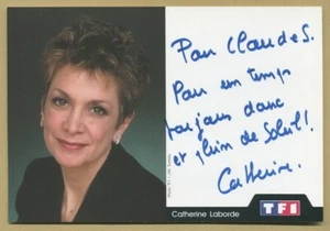 Catherine Laborde (1951-2025) - Animatrice française - Jolie photo dédicacée - Foto 1 di 1
