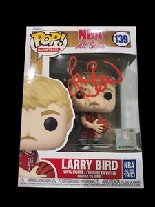 SIGNED Larry Bird NBA All-Star 1983 FUNKO POP #139 BECKETT COA BASKETBALL RARE - Picture 1 of 4